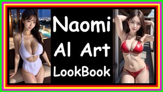 Naomi AI Art LookBook - Bikinis & Swimsuits