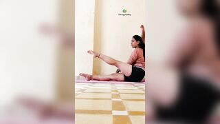 Sitting Yoga poses #sitting #yogaposes #yogaurmi #fitness #yogawithurmipandya