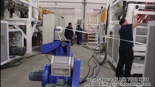 Two meter stretching film machine WT-70-120-70-100 trial machine