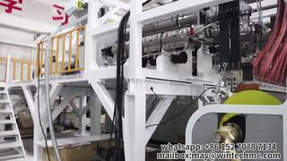 Two meter stretching film machine WT-70-120-70-100 trial machine