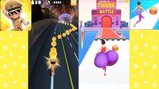 little Singham VS Twerk Race 3D 2024 All Levels Gameplay Android Walkthrough New Update