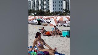 BIKINIS AT MIAMI BEACH #shorts