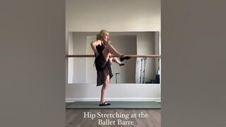 Hip Stretching at the Ballet Barre