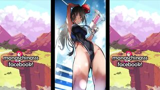 Anime Fans Rejoice: Monas in Bikinis Dancing #bikini #tiktok #trending #yoga #shorts #dance