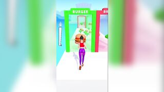 Twerk Run Girl Game Play Level Up / #ytshorts #twerk #gaming