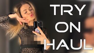 [4K] Transparent Haul with Nicole| See-through Clothes Try-on