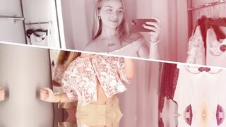 [4K] Transparent Clothes Haul | See through Try on