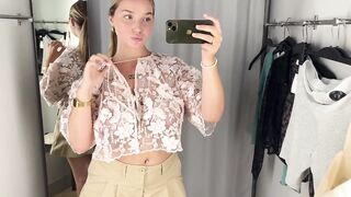 [4K] Transparent Clothes Haul | See through Try on