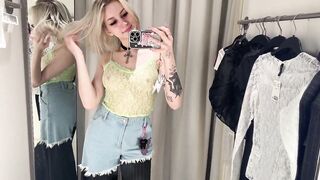 [4K] Transparent Clothes Try-on Haul | See-through Try-on