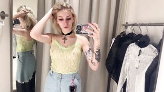 [4K] Transparent Clothes Try-on Haul | See-through Try-on