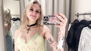 [4K] Transparent Clothes Try-on Haul | See-through Try-on