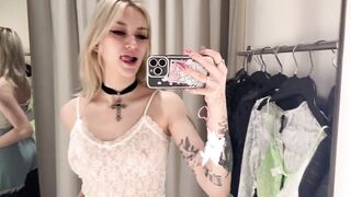 [4K] Transparent Clothes Try-on Haul | See-through Try-on