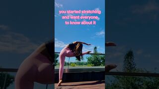 you started stretching and want everyone to know about it❤️????#stretching #tips #memes