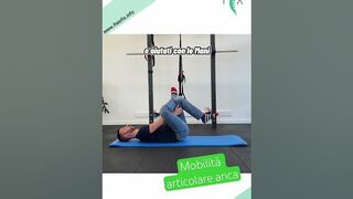 Mobilità articolare anca e stretching del piriforme #stretching #mobilità #piriforme