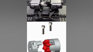 Flexible jaw coupling #couplings #mechanic #shorts #engineering