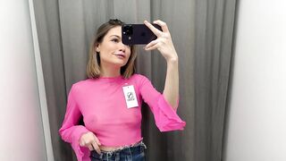 ???????? Transparent top See through ????Try on haul