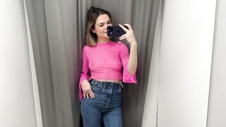 ???????? Transparent top See through ????Try on haul