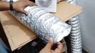 6" Aluminum Flexible Duct Pipe (Length 5 Meter / 16 Feet)