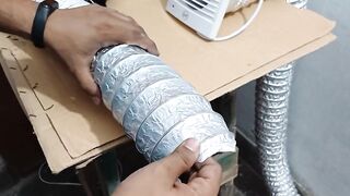 4" Aluminum Flexible Duct Pipe (Length 5 Meter/16 Feet)