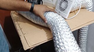 4" Aluminum Flexible Duct Pipe (Length 5 Meter/16 Feet)