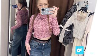 [4K] Try on Haul in dressing room transparent outfits (2024)