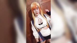 Corrin. Crossdresser wears a Sexy Strappy Club Dress | Boy to Girl | Lingerie