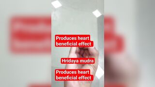 Hridaya Mudra produces heart beneficial effect #shiv #viral #shorts #hridayam #yoga