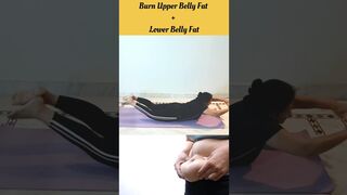 Burn Upper Belly Fat + Lower Belly Fat | #shorts #viral #trending #yoga #fat #fitness #health????❤️