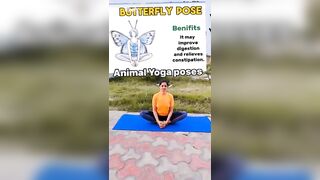 animal yoga poses #yoga #fitness #flexibility #tranding #viral #youtubeshorts #detox #weightloss #ab