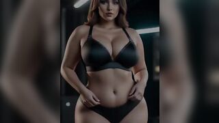 Sultry Waves: Emily's Stunning Collection of Sexy Plus Size Bikinis