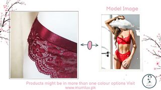 See Through Lace Mesh Bra Panty For Girls Lace Lingerie Set