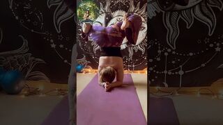 Deep Yoga Forearm Stand Split Training Before ???? #shorts