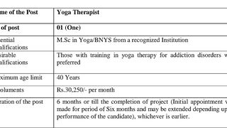 योग वेकेंसी सैलरी 30,000 प्रतिमाह// yoga therapist recruitment// yoga therapist jobs // yoga jobs