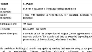 योग वेकेंसी सैलरी 30,000 प्रतिमाह// yoga therapist recruitment// yoga therapist jobs // yoga jobs