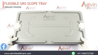 Flexible URS Scope Tray