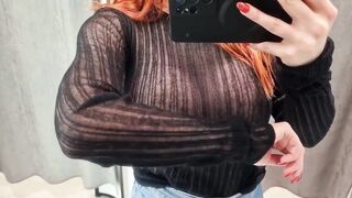 Transparent Try on Haul with Scarlet #fashion #tryonhaul2024