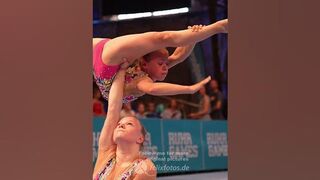 So cute and flexible #acrobatics #akrobatik #sportakrobatik #gymnastic