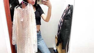 [4K] Transparent Clothing Try-on Haul | See-through clothes