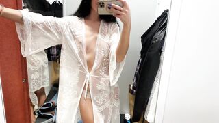 [4K] Transparent Clothing Try-on Haul | See-through clothes