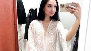 [4K] Transparent Clothing Try-on Haul | See-through clothes