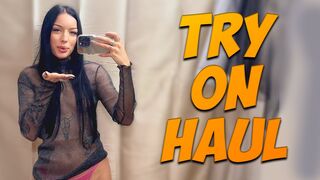 [4K] See - Through Try On Haul | Transparent clothes