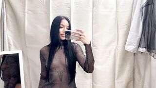 [4K] See - Through Try On Haul | Transparent clothes