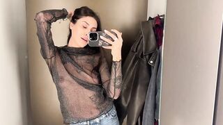 [4K] See Through TRY ON HAUL | Transparent clothes