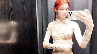 [4K] Try on haul | Lingerine clothes Transparent