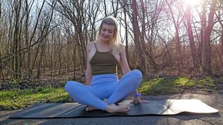 relax with me in nature [4k yoga]