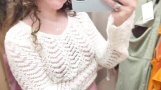 Spring Transparent Knit See-through Try-on Haul