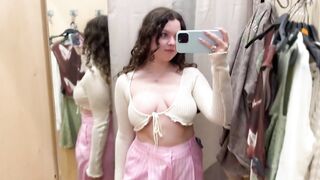 Spring Transparent Knit See-through Try-on Haul