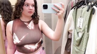 Spring Transparent Knit See-through Try-on Haul