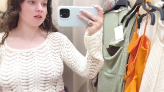 Spring Transparent Knit See-through Try-on Haul