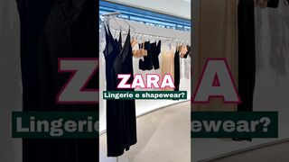 Você sabia que a Zara tem lingerie e shapewear? #zara #lingerie #shapewear